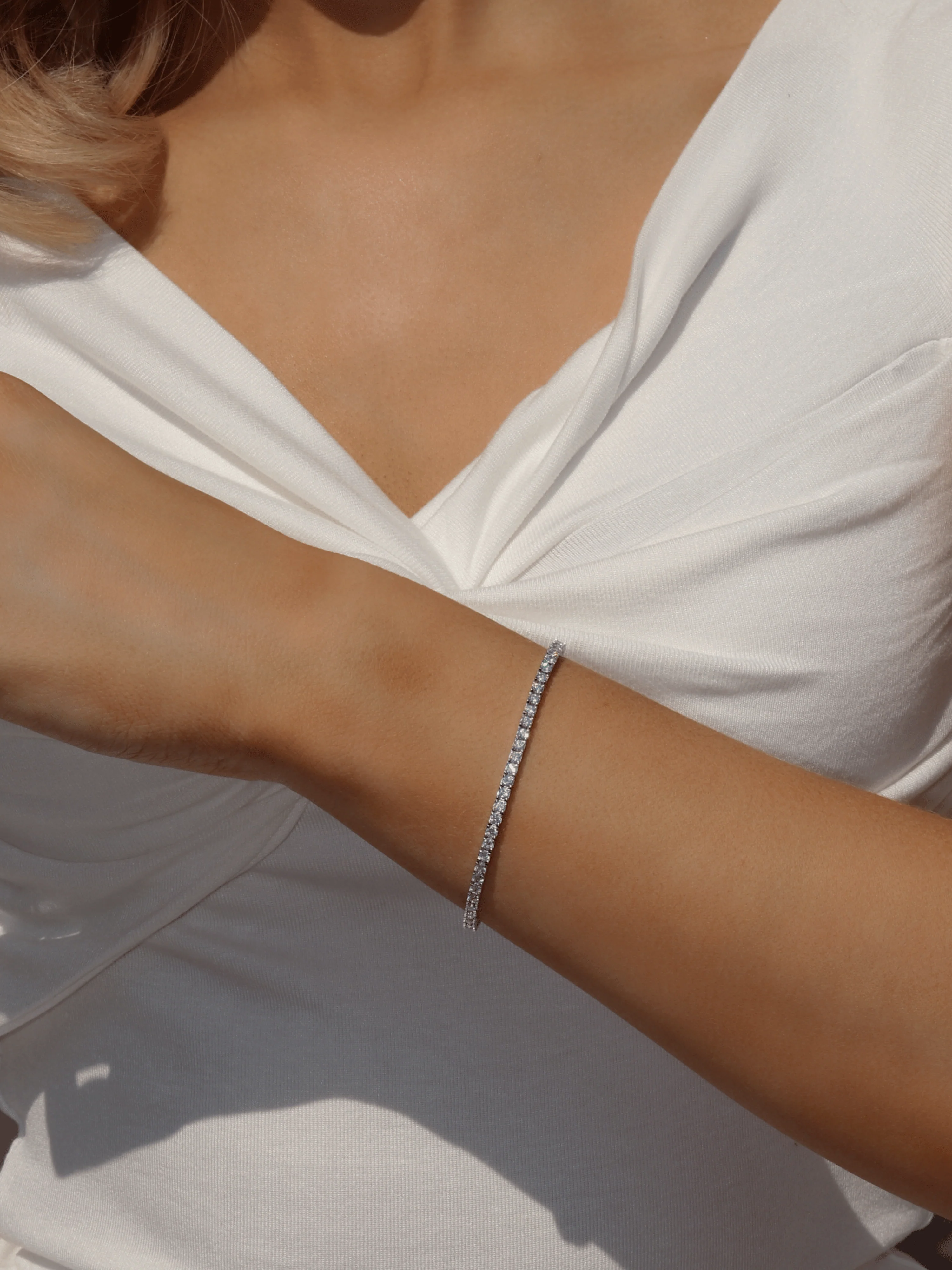 Celeste Tennis Bracelet