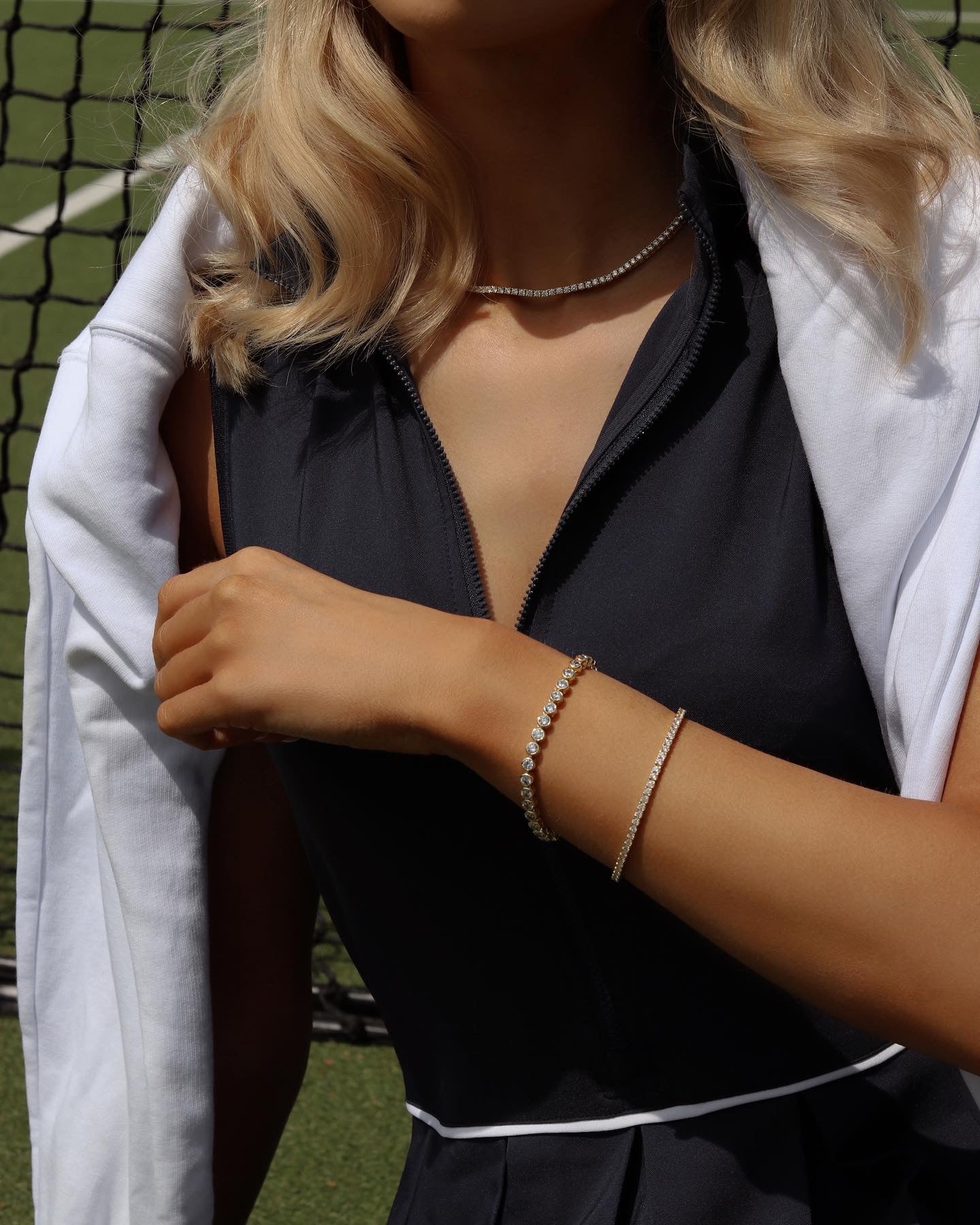 Celeste Tennis Necklace - Image 3