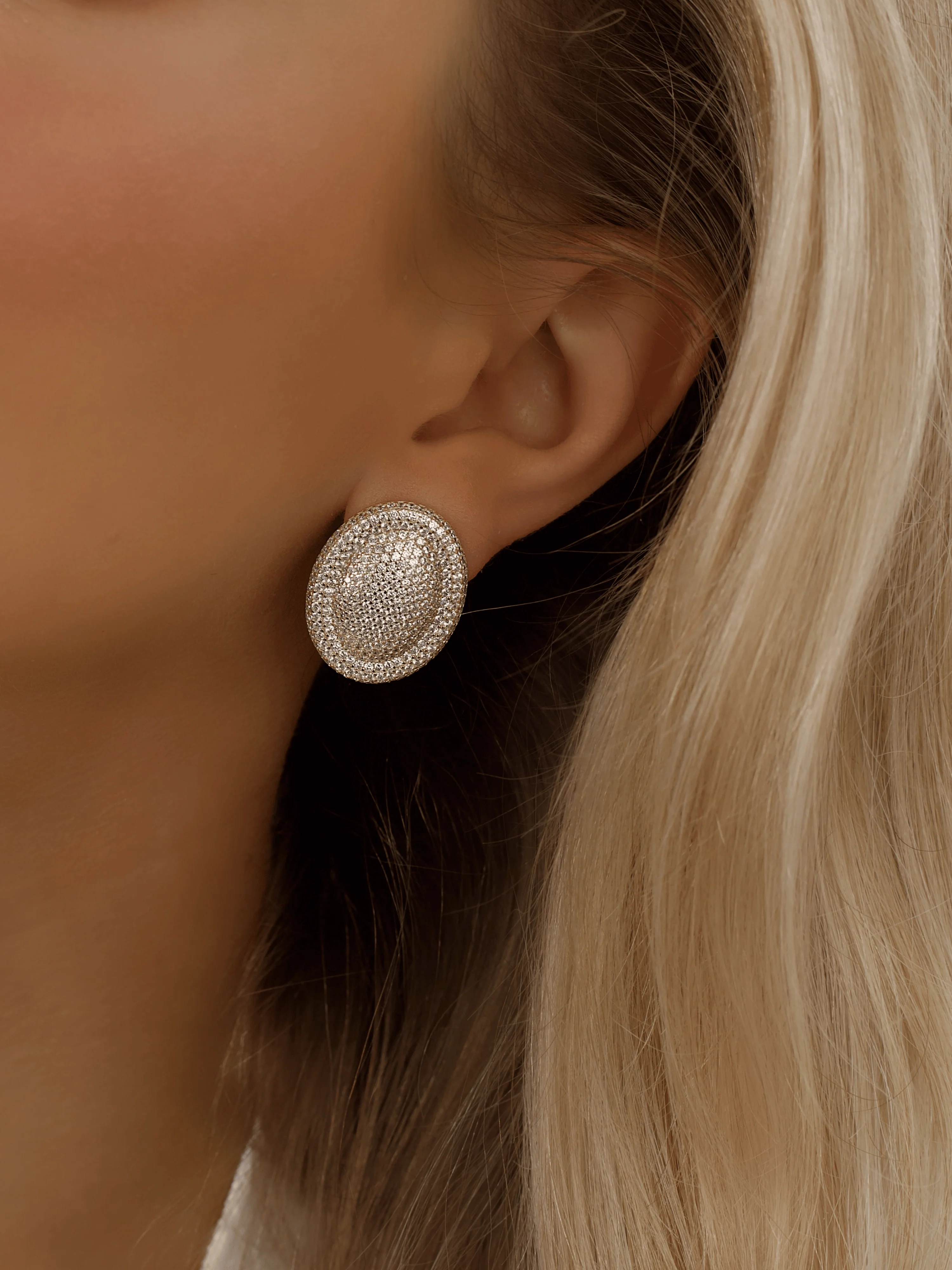 Gigi Earrings Pavé - Image 2