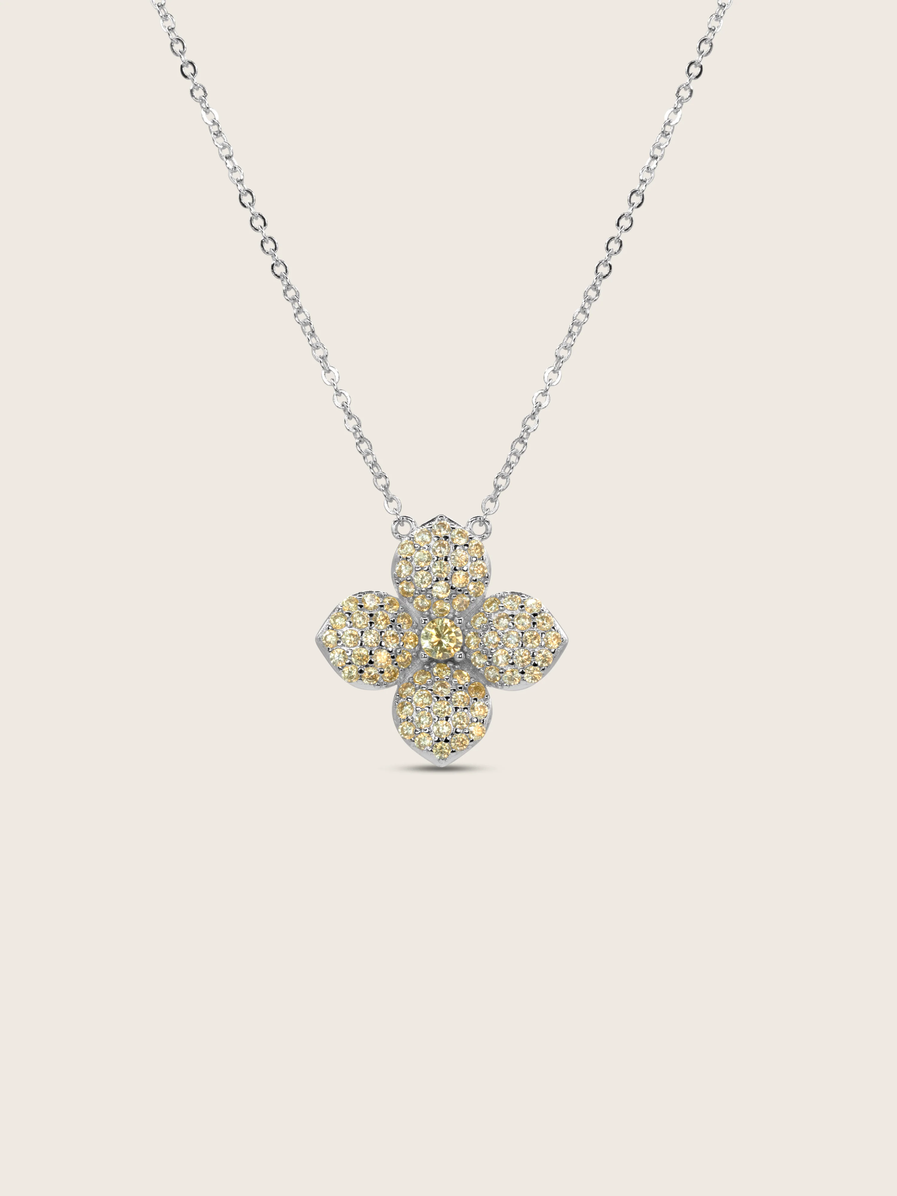 Hydrangea Necklace - Lemon Drop - Image 2