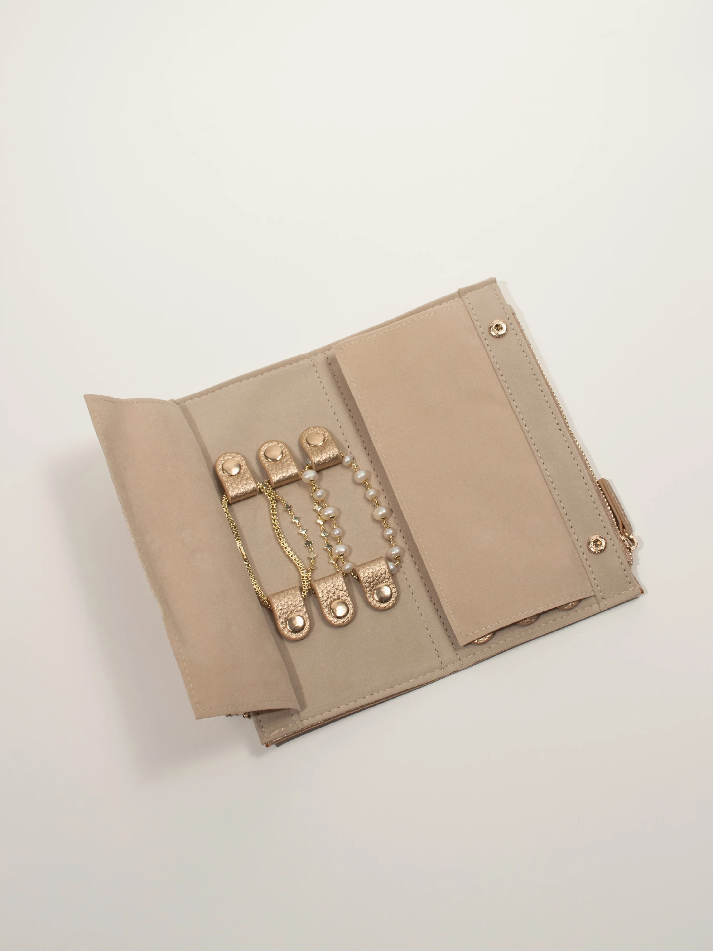 Large Jewellery Case - Champagne - Image 3