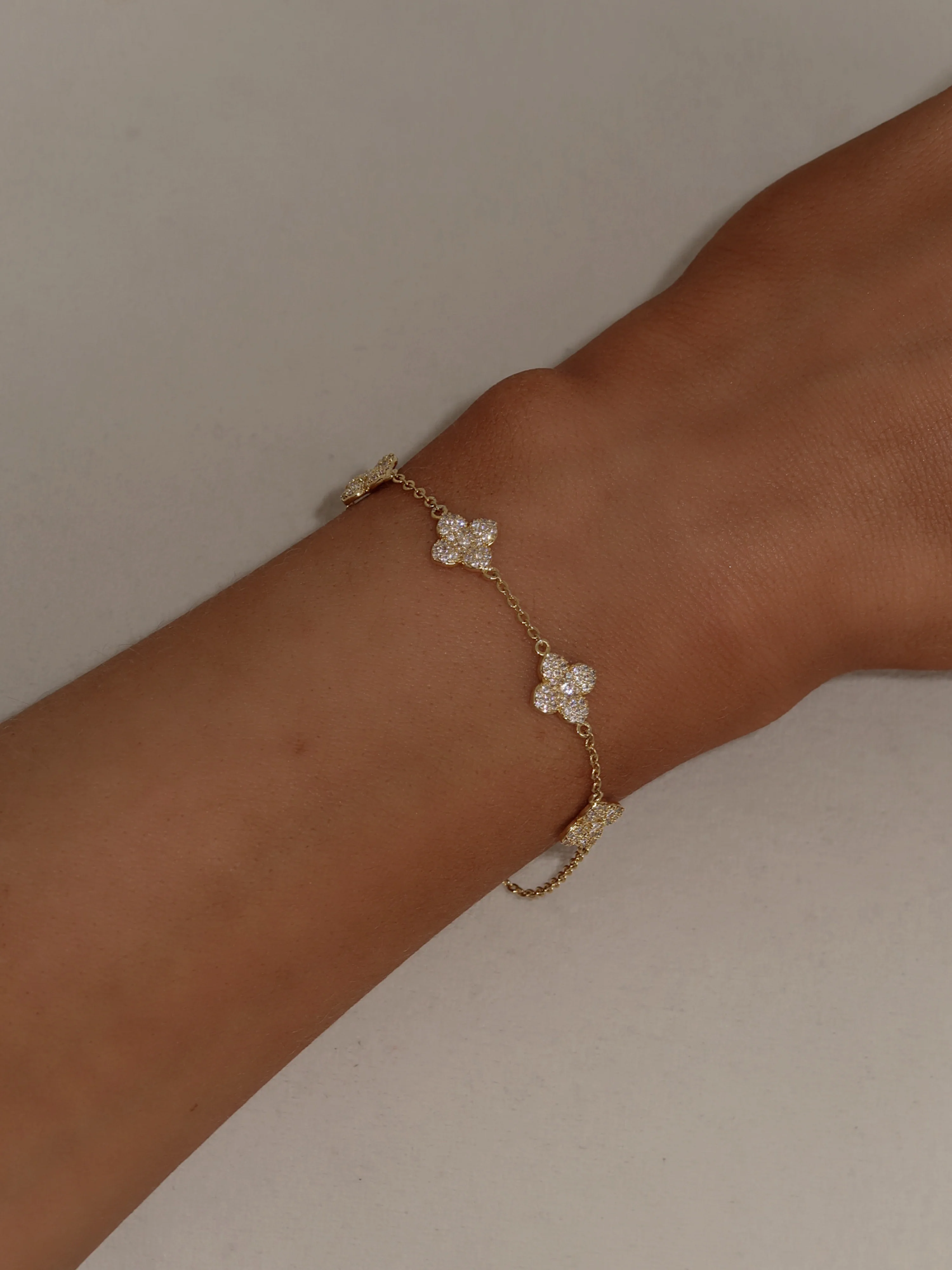 Multi-Mini Hydrangea Bracelet