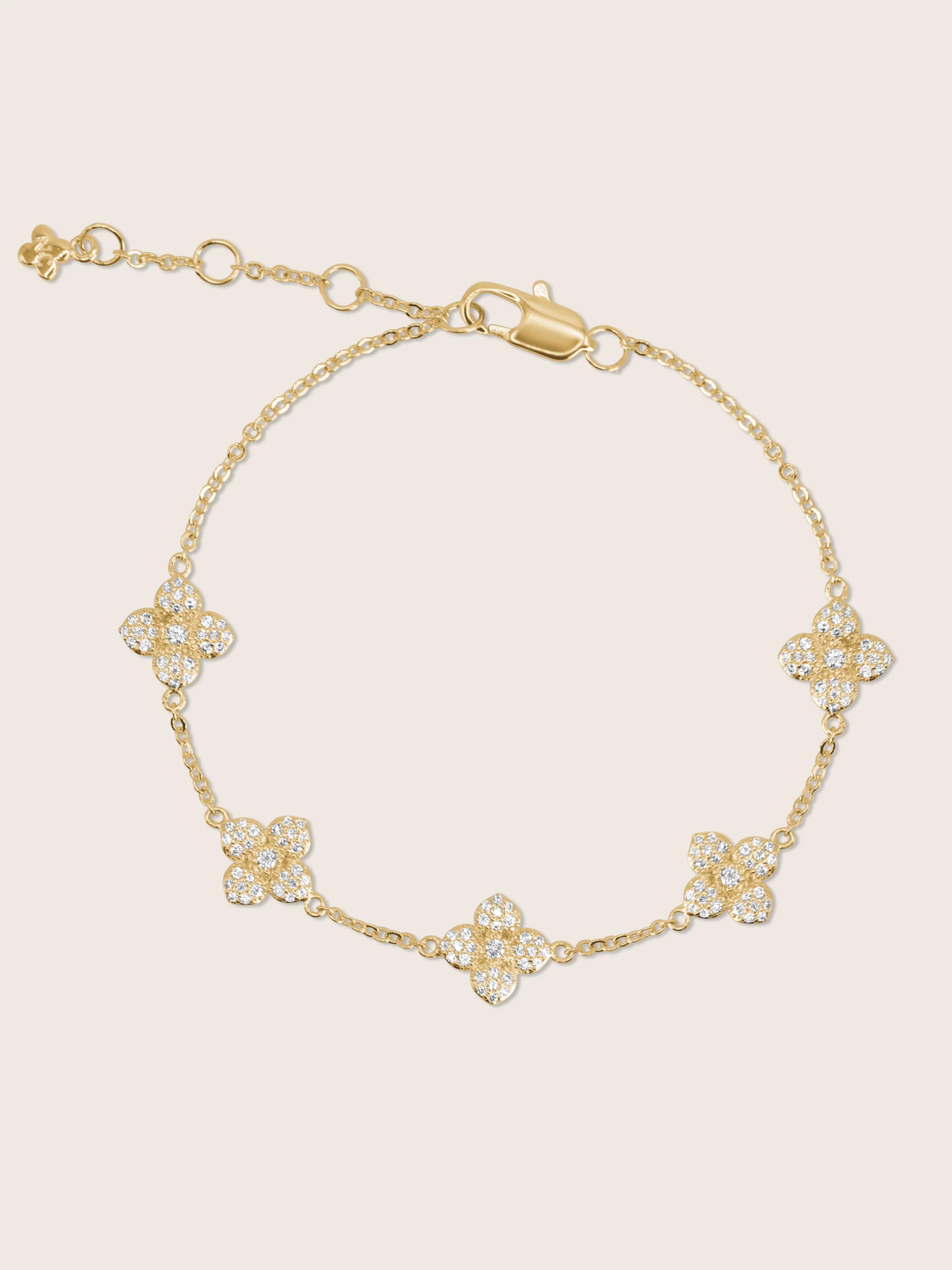 Multi-Mini Hydrangea Bracelet - Image 2