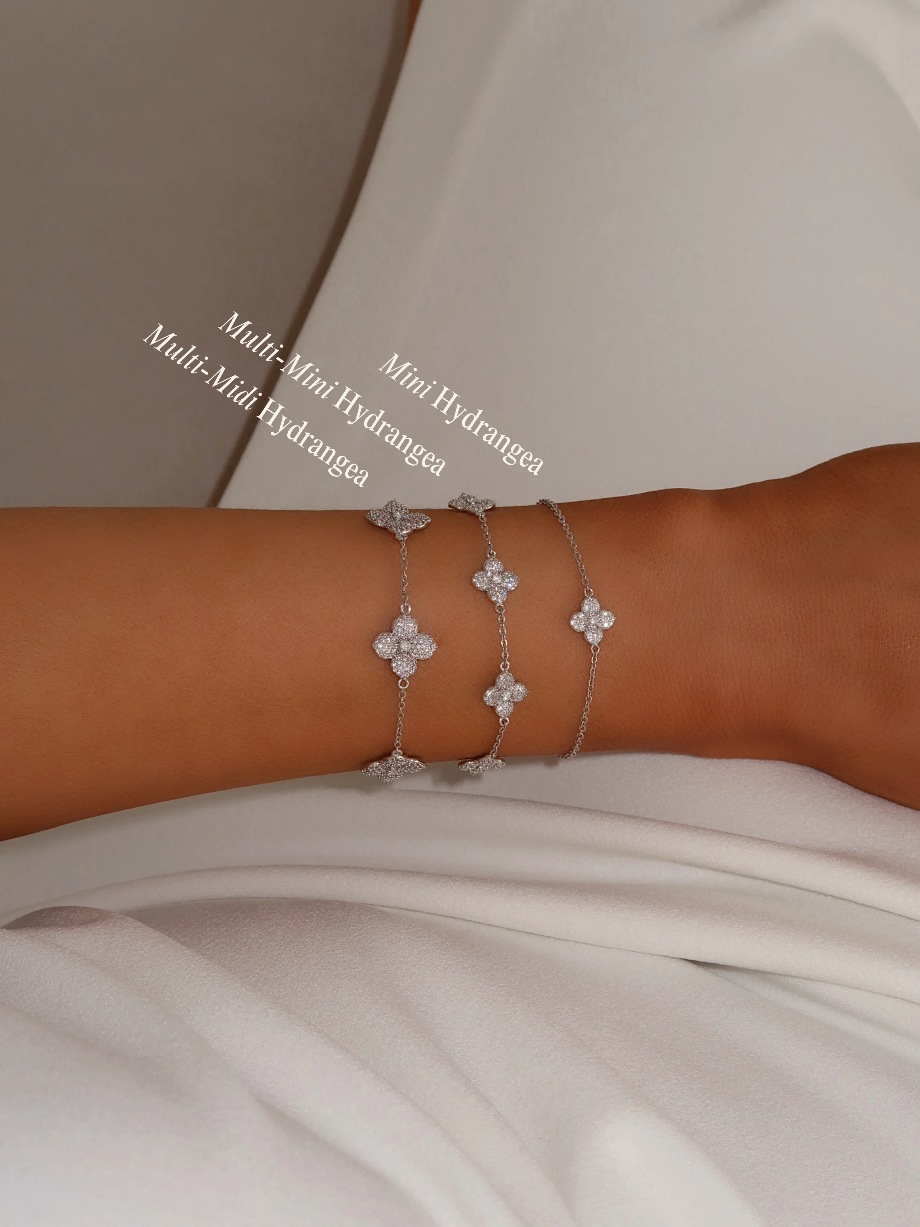 Multi-Midi Hydrangea Bracelet - Image 3