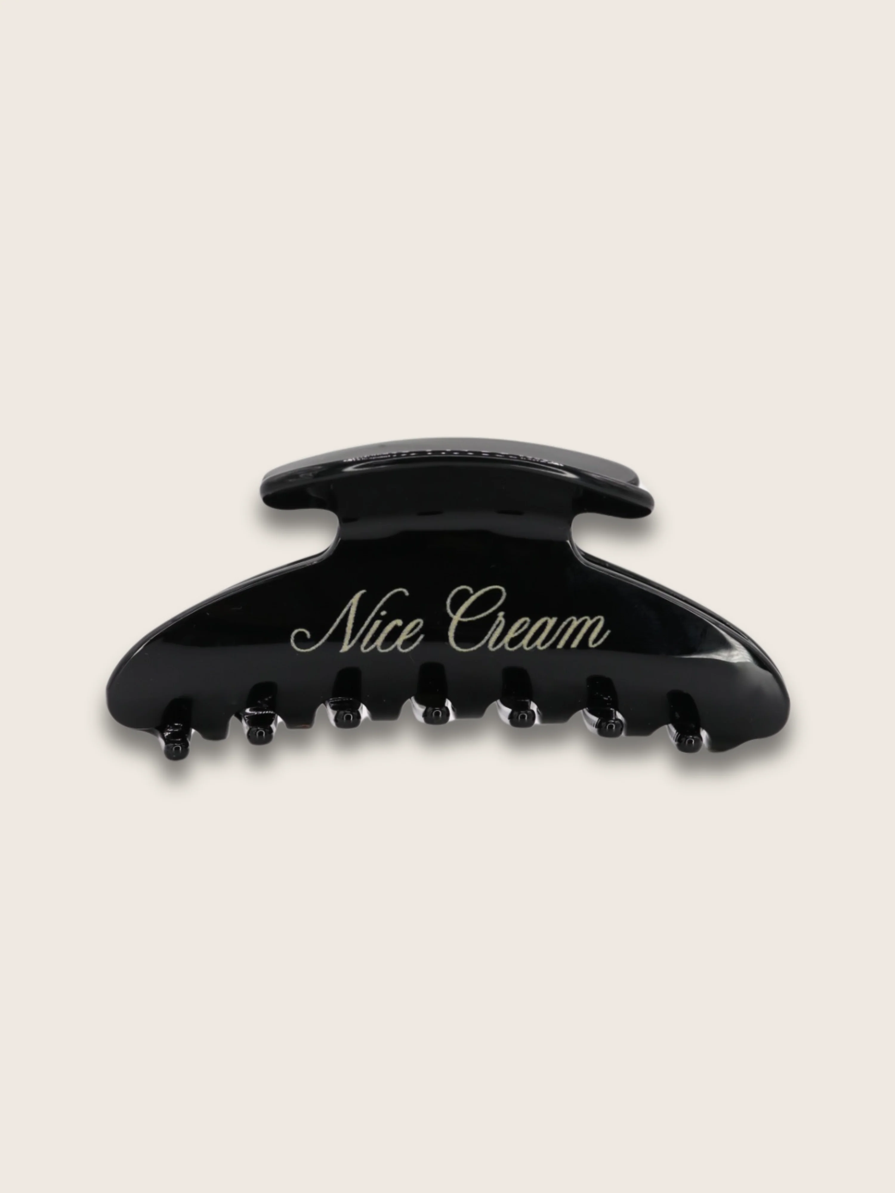 Nice Cream Claw Clip - Caviar