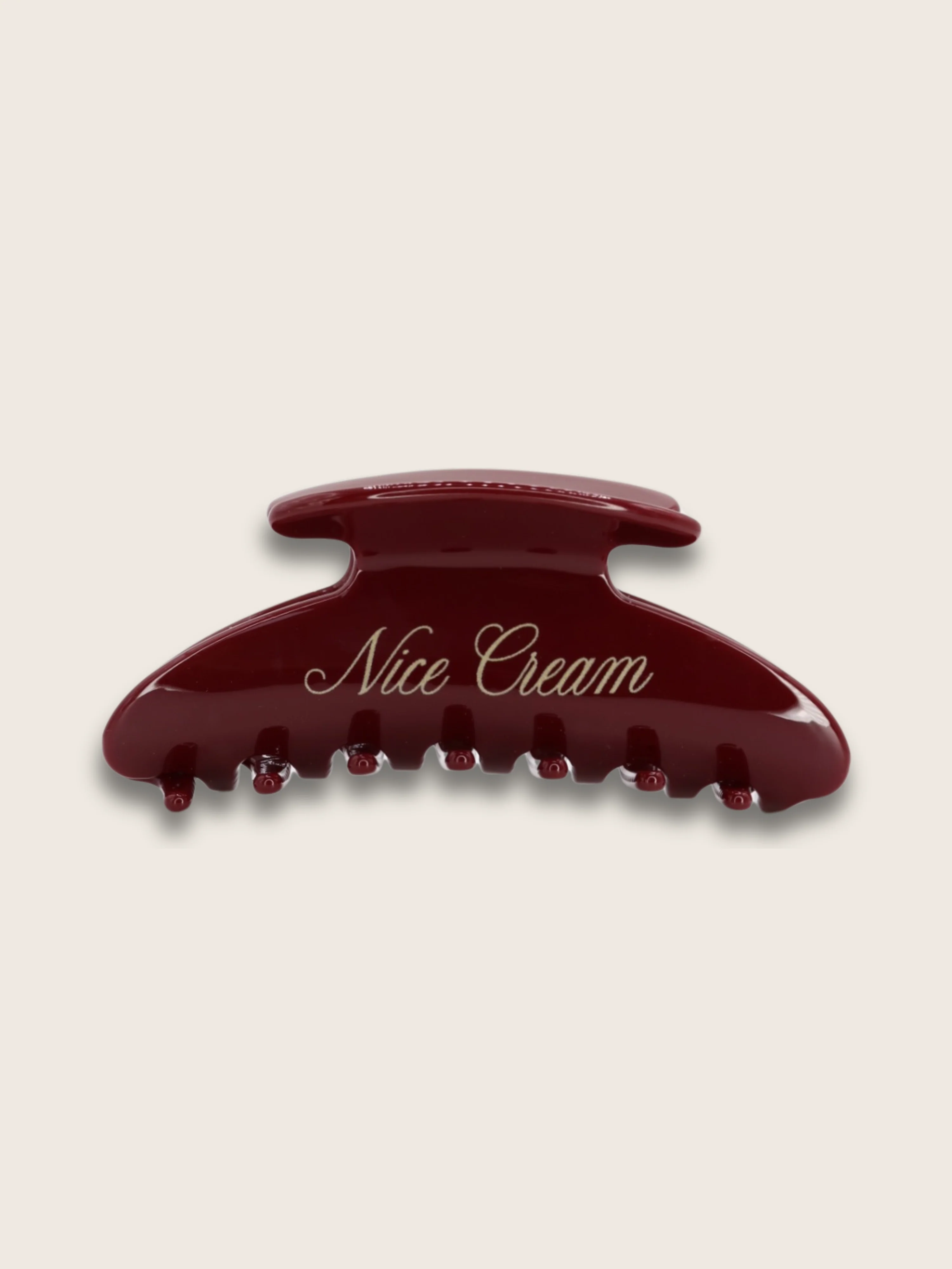 Nice Cream Claw Clip - Merlot