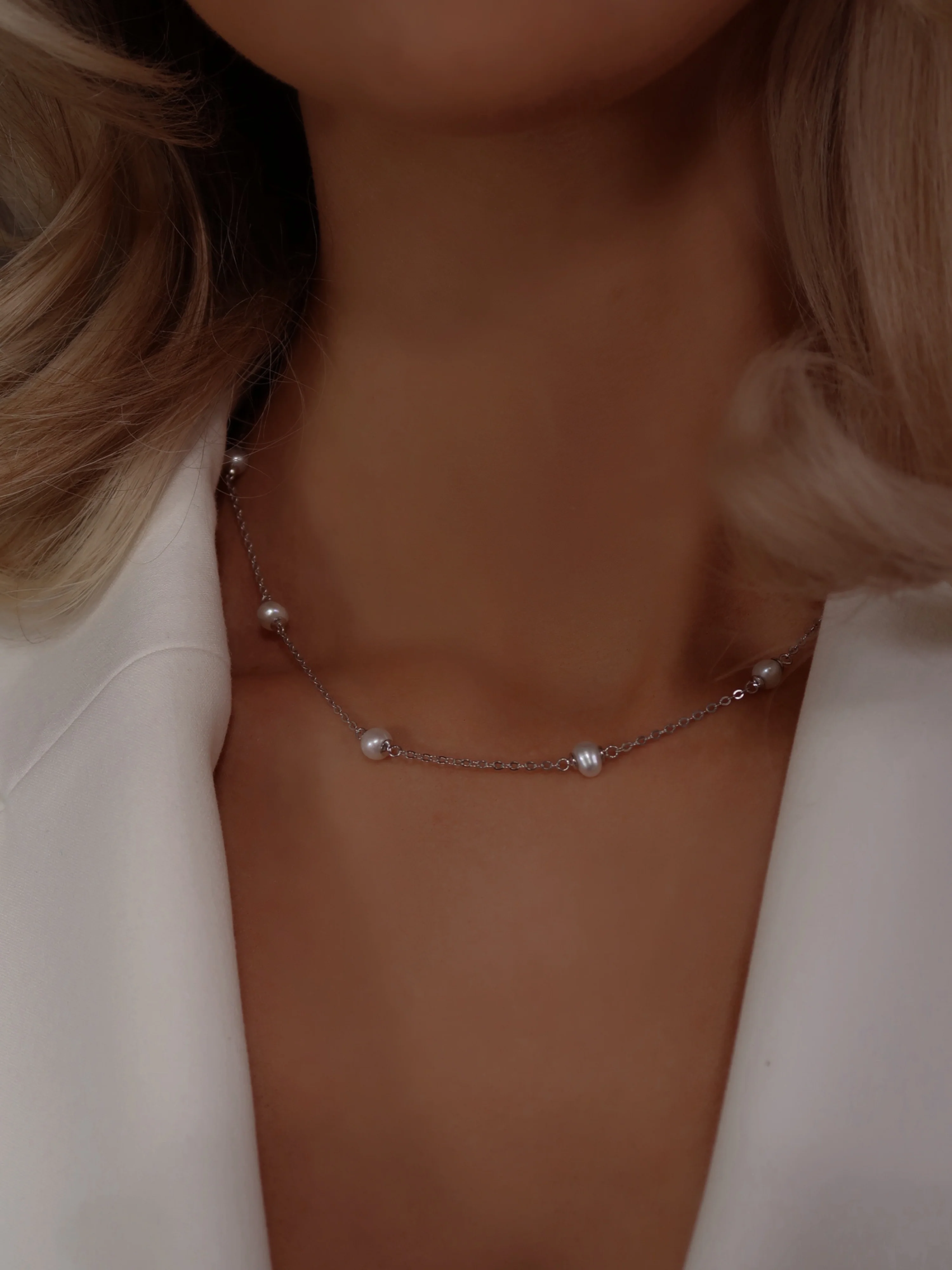 Sophia Mini Freshwater Pearl Choker - Image 2