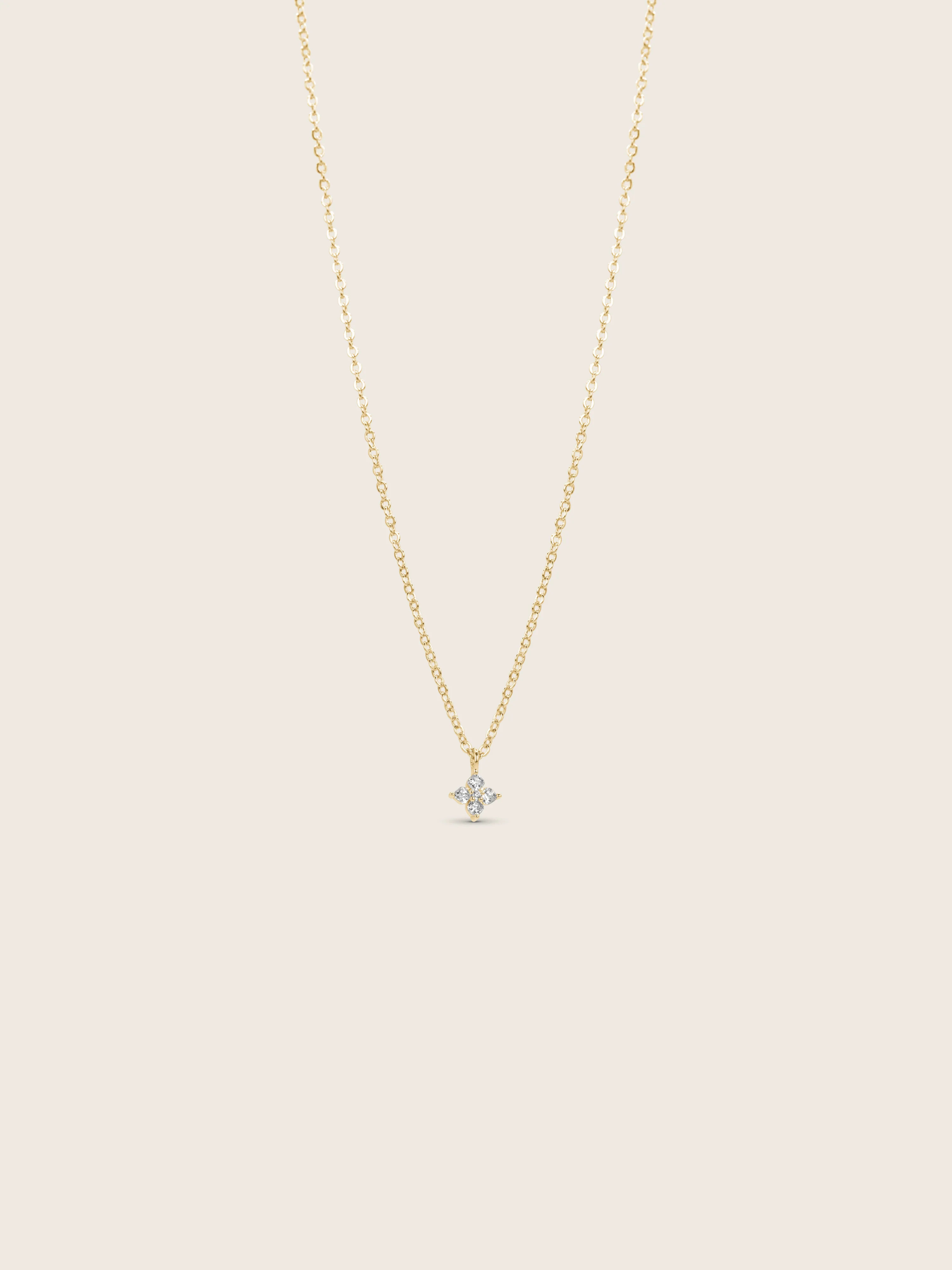 Micro Crystal Hydrangea Necklace - Image 2